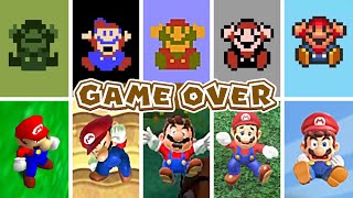 Evolution Of Super Mario Death Animations & Game Over Screens (1983 - 2023)