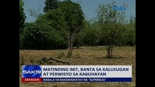 Saksi: Matinding init, banta sa kalusugan at perwisyo sa kabuhayan