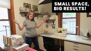 Sewing Room Makeover Small Space Big Results