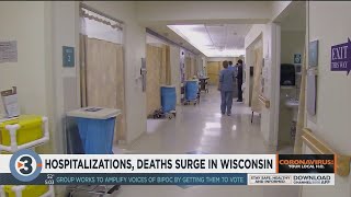 Hospitalizations, deaths surge in Wisconsin
