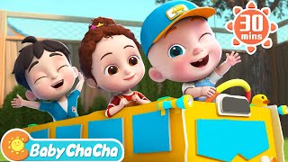 Wheels on the Bus | Little Bus Driver Song + More Baby ChaCha Nursery Rhymes & Kids Songs