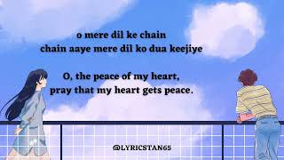 O Mere Dil ke Chain English Lyrics | Mere Jeevan Saathi |