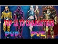 Top 10 T3 Characters For PVE & PVP - Marvel Future Fight