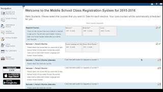 PowerSchool: Student Registration (Grade 7)