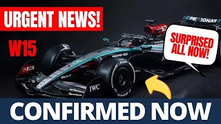 Mercedes presents W15 | Hamilton's last season car in the team - F1 News