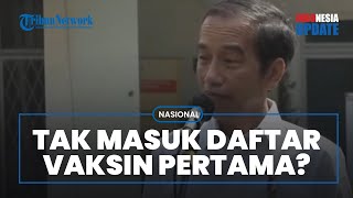 Akhirnya Terjawab, Ini Kata Jubir Satgas Covid 19 soal Jokowi yang Tak Masuk Penerima Vaksin Pertama