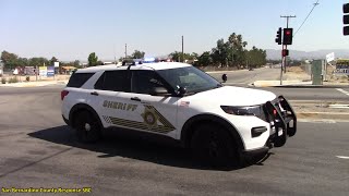 SBC Sheriff Units Responding To A Gun Shot Victim In Area Of Baseline St