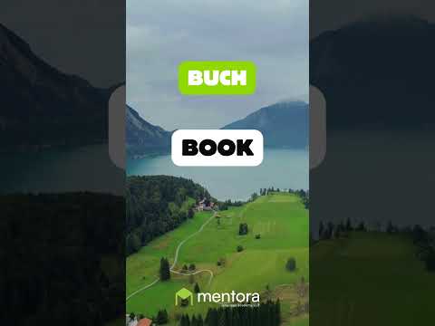 What is the meaning of Buch in German?