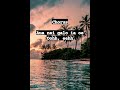 SAMOAN KARAOKE LYRICS  (AUA NEI GALO IA OE BY AL J LUAVALU)