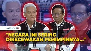 [FULL] Ganjar Ditemani Mahfud MD Sampaikan Closing Statement di Debat Kelima Capres