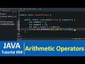 Java Tutorial #4 - Arithmetic Operators - How to Add Two Numbers in Java