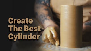 Pottery Basics: Creating the Ideal Clay Cylinder on the Wheel