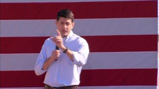 Paul Ryan shouted off stage by pro-Trump hecklers