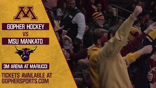 Gopher Hockey vs. Minnesota State-Mankato: Friday, Nov.. 9