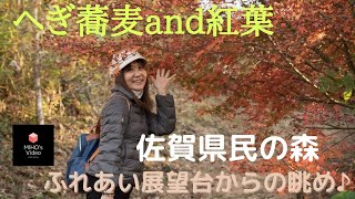 へぎ蕎麦大好き！佐賀県民の森の紅葉 ♪Autumn in JAPAN/2021.11