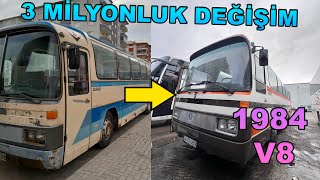 3 Milyonluk Dönüşüm ! | 1984 Orjinal O303 V8  Avrupa Kasa