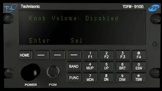 31. TDFM-9100 Configuration Menu