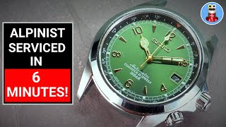 Seiko Alpinist Service: Restoring Precision in Under 6 Minutes!