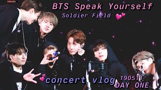 ♡190511 BTS (방탄소년단) SPEAK YOURSELF CONCERT VLOG IN CHICAGO♡ | Day One At Soldier Field!♡