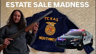 This Estate Sale Sold Me A SHOTGUN… \u0026 The Police Pulled Me Over 🚨👮‍♂️