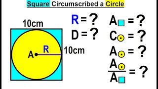 Geometry - Ch. 6: Circles (7 of 39) Square Circumscribed a Circle