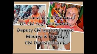 Educational Qualification of UP CM Yogi Adityanath \u0026 Deputy CMs