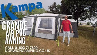 Kampa Grande Air Pro 330 / 390 Caravan Awning 2019