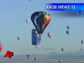 raw video hot air balloon crashes into tent