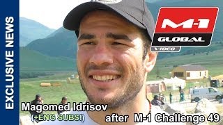 Магомед Идрисов интервью после M-1 Challenge 49, Битва в горах 3, Magomed Idrisov