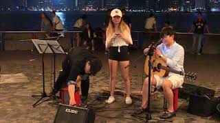 大哥-衛蘭/?(Cover by Men in Crime) @ TST Pier Busking 2018/04/30