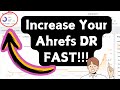 How To Increase Ahrefs Domain Rating FAST (This Ahrefs DR HACK is Crazy!!)