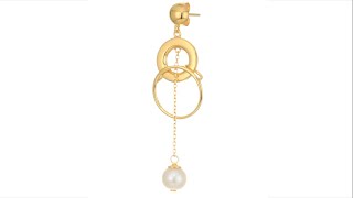 J.Crew Demi Arch Pearl Drop Earrings SKU: 9336571