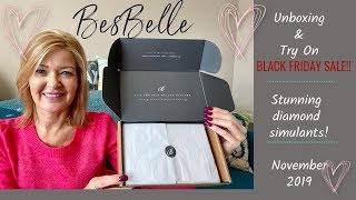 NEW BesBelle Collab - November 2019:  Unboxing, try on, sale \u0026 stunning diamond simulants!! Love!!💖