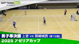 2025アゼリアカップ 男子/準決勝 福田・須原(上宮)vs竹内・木崎(岡崎城西)