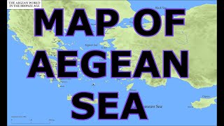 MAP OF THE AEGEAN SEA