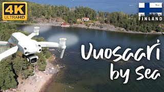 VUOSAARI BY SEA 🚁 Watch the Amazing Drone Flight in Helsinki's Beautiful Archipelago 🇫🇮 FINLAND