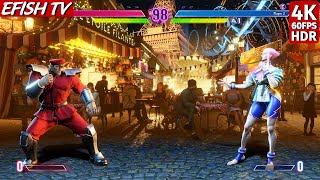 M. Bison vs Manon (Hardest AI) - Street Fighter 6