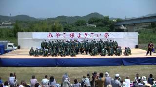 和歌山大学よさこいサークル「和歌乱」｜2015みやこ姫よさこい