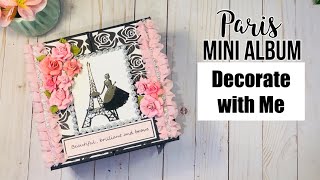 Paris Gatefold Mini Album // Decorate with Me