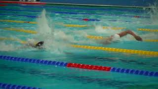 David Popovici and Josh Liendo 100 Free Final | 2022 Budapest World Championships | Deck View