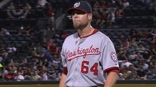 WSH@ATL: Treinen allows three hits over five innings