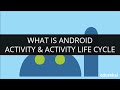 What is Android Activity & Activity Life Cycle | Android Development Tutorial for Beginners