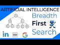 Breadth first search in artificial intelligence using python (BFS)