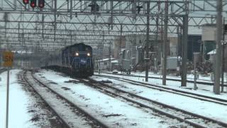 下り寝台特急　北斗星号　白石駅通過