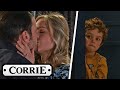 Harry Sees Sarah And Damon Kissing | Coronation Street