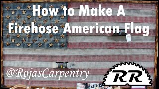 How to Make a Firehose American Flag