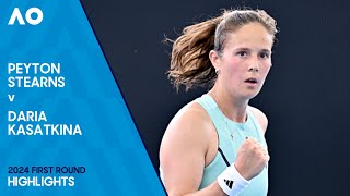 Peyton Stearns v Daria Kasatkina Highlights | Australian Open 2024 First Round