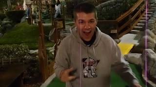 Riley mini golf miracle hole in one shot