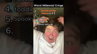 Ranking Worst Millennial Cringe 😭😭 #funny #ranking #cringe #memes  #best