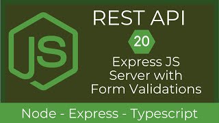 20 Express JS with Server Side Form Validations | REST API with Node & TypeScript | UiBrains
